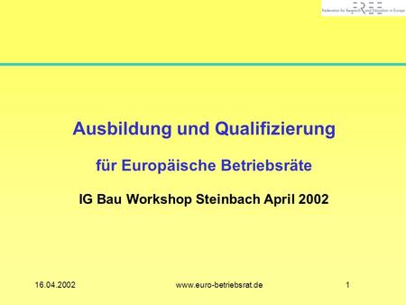 Ausbildung und Qualifizierung