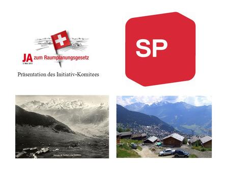 Präsentation des Initiativ-Komitees. Die Schweiz verliert täglich! Lebensqualität Fläche für die landwirtschaftliche Produktion Lebensraum für die Natur.