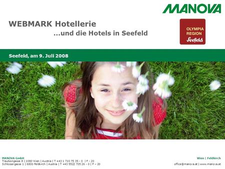 WEBMARK Hotellerie ...und die Hotels in Seefeld
