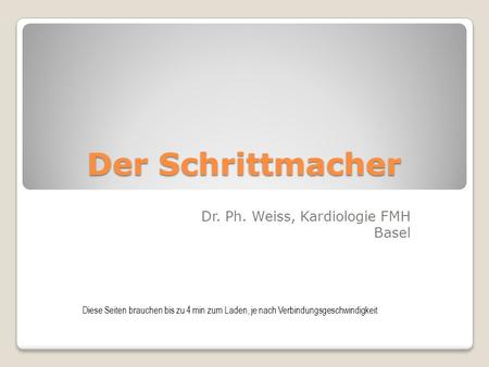 Dr. Ph. Weiss, Kardiologie FMH Basel