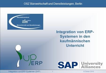 Integration von ERP-Systemen in den kaufmännischen Unterricht