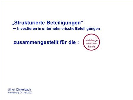 zusammengestellt für die :