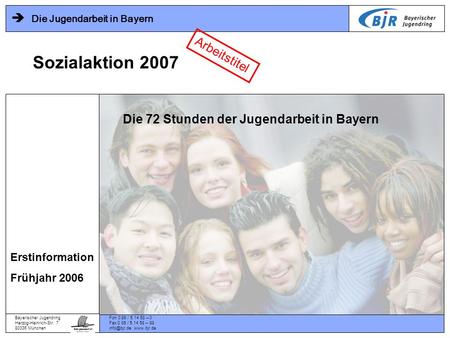 Die 72 Stunden der Jugendarbeit in Bayern