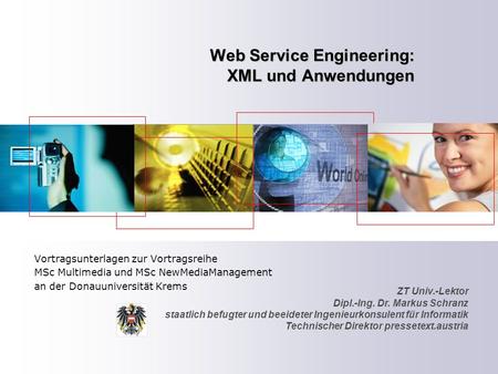 Web Service Engineering: XML und Anwendungen