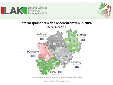 Internetpräsenzen der Medienzentren in NRW