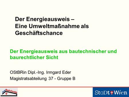 Energy Performance Building Directive - EPBD