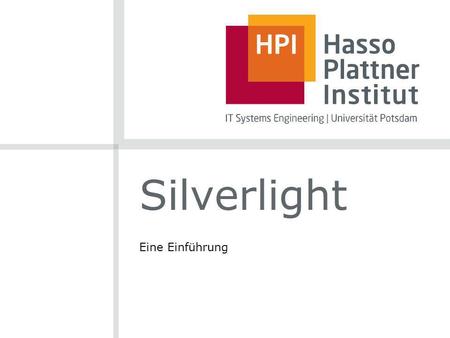 Silverlight Eine Einführung. Agenda 1.Was ist Silverlight? 2.Die Silverlight Philosophie 3.Vorstellung des Szenarios 4.Einführendes Beispiel 5.Konzepte.
