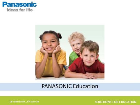 PANASONIC Education.