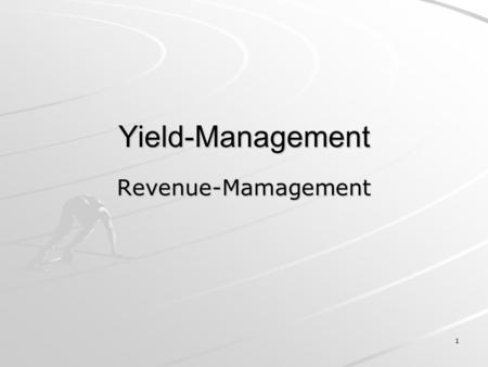 Yield-Management Revenue-Mamagement.
