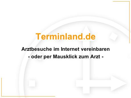 Terminland Produkte Termin-Manager Homepage-Manager