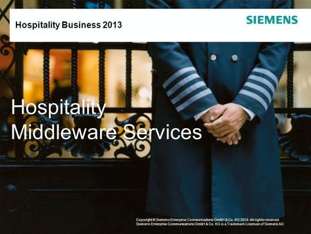Hospitality Middleware Services Hospitality Business