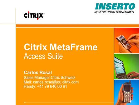 Citrix MetaFrame Access Suite