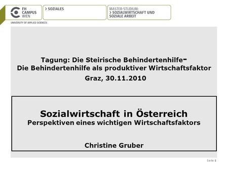 Sozialwirtschaft in Österreich