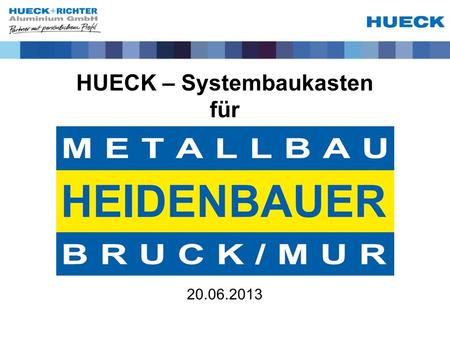 HUECK – Systembaukasten