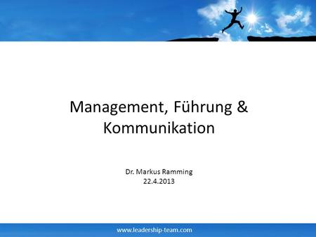 Management, Führung & Kommunikation