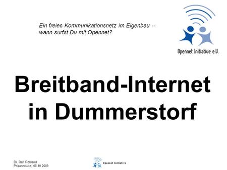 Breitband-Internet in Dummerstorf