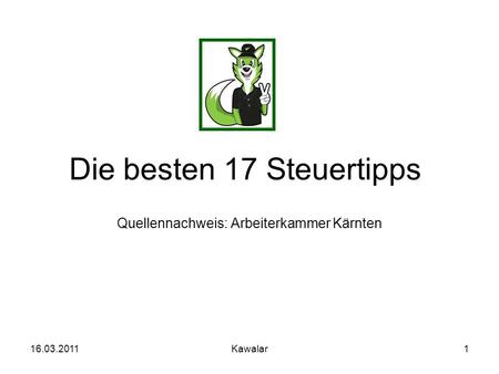Die besten 17 Steuertipps