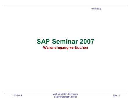 SAP Seminar 2007 Konten in Buchungskreis kopieren - ppt video online  herunterladen