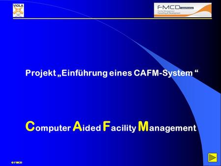 Computer Aided Facility Management
