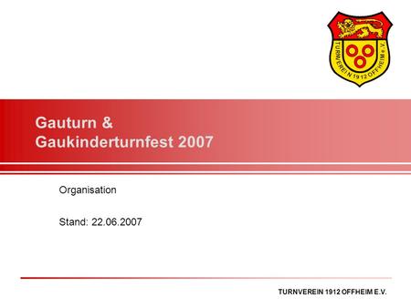 Gauturn & Gaukinderturnfest 2007