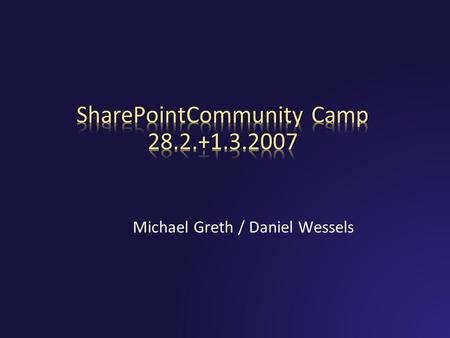 SharePointCommunity Camp