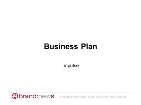 Business Plan Impulse.
