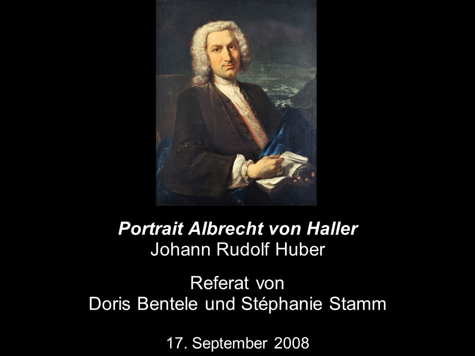 Portrait Albrecht von Haller - ppt herunterladen