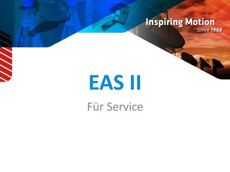 EAS II Für Service. Firmware Version, CRC und alle Parameter in Textform Direkt editierbar, z.B. Firmware mit vr CRC mit OV[52] Das Parameter file 2.