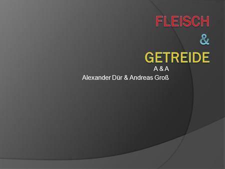 A & A Alexander Dür & Andreas Groß
