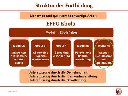 Struktur der Fortbildung