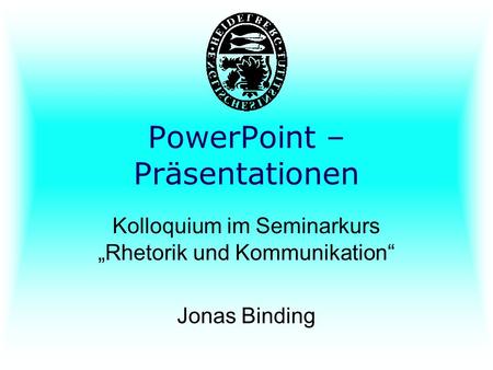 PowerPoint – Präsentationen