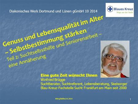 Genuss und Lebensqualität im Alter