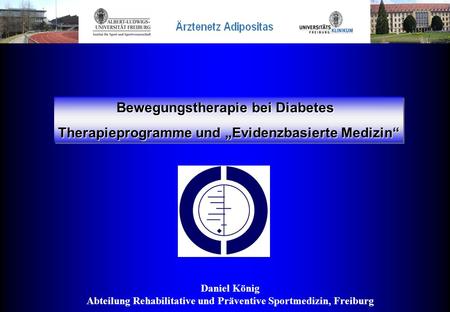 Bewegungstherapie bei Diabetes