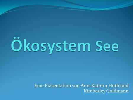 Eine Präsentation von Ann-Kathrin Huth und Kimberley Goldmann