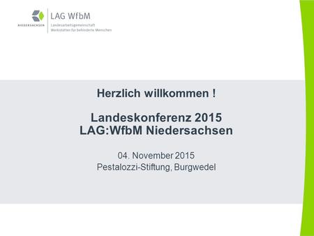 LAG:WfbM Niedersachsen