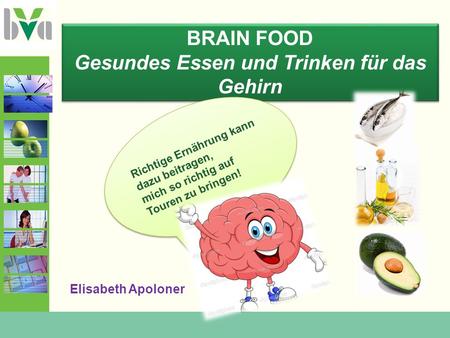 Gesundes Essen und Trinken für das Gehirn