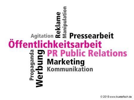 © 2015 www.buetefisch.de. Gute Beziehungen intern & extern © 2015 www.buetefisch.de.