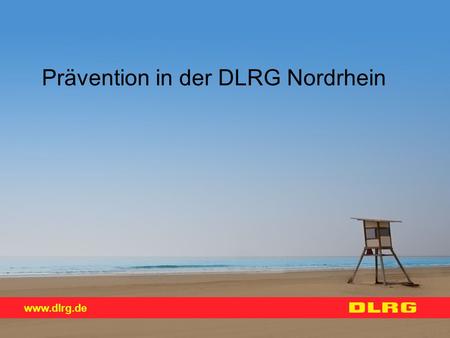 Prävention in der DLRG Nordrhein