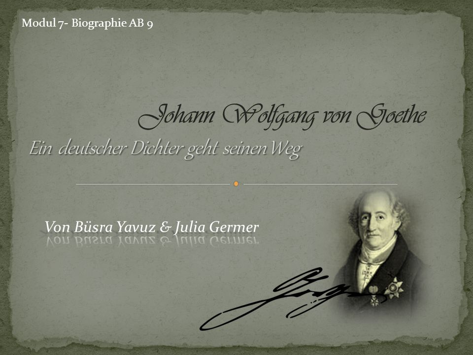 Johann Wolfgang Von Goethe Ppt Video Online Herunterladen