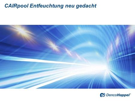 CAIRpool Entfeuchtung neu gedacht