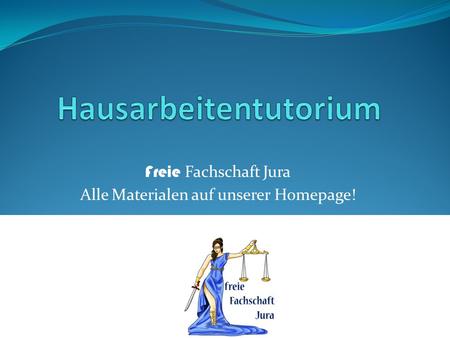 Hausarbeitentutorium