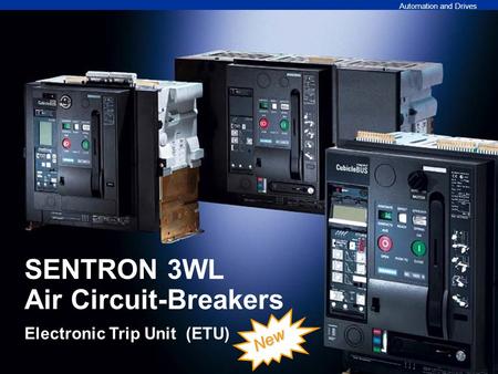 SENTRON 3WL Air Circuit-Breakers Electronic Trip Unit (ETU)