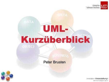 UML-Kurzüberblick Peter Brusten.