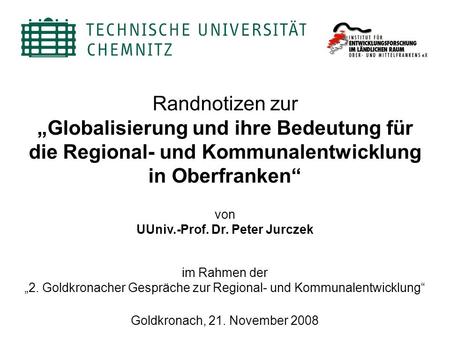 UUniv.-Prof. Dr. Peter Jurczek