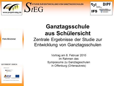 Ganztagsschule aus Schülersicht