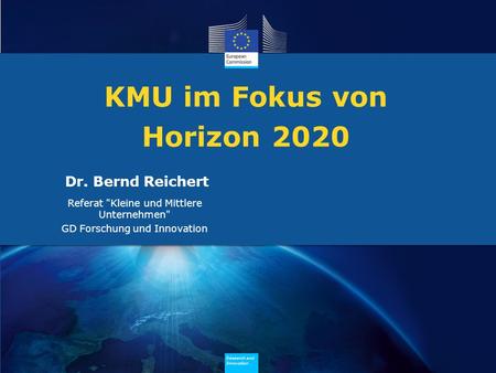 KMU im Fokus von Horizon 2020