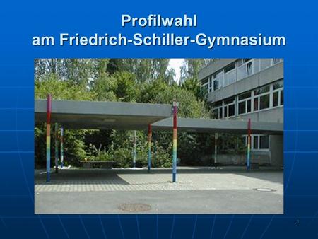 Profilwahl am Friedrich-Schiller-Gymnasium