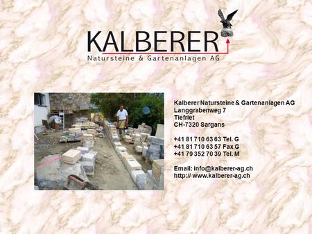 Kalberer Natursteine & Gartenanlagen AG