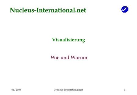 Nucleus-International.net Visualisierung Wie und Warum 04/2008