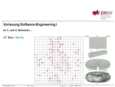 DHBW-Stuttgart/Frank M. HoyerSWE 1 - Wa-Tor 10. April 2011geändert: 14. März 2014, FMH Vorlesung Software-Engineering I im 3. und 4. Semester… 17. Test.